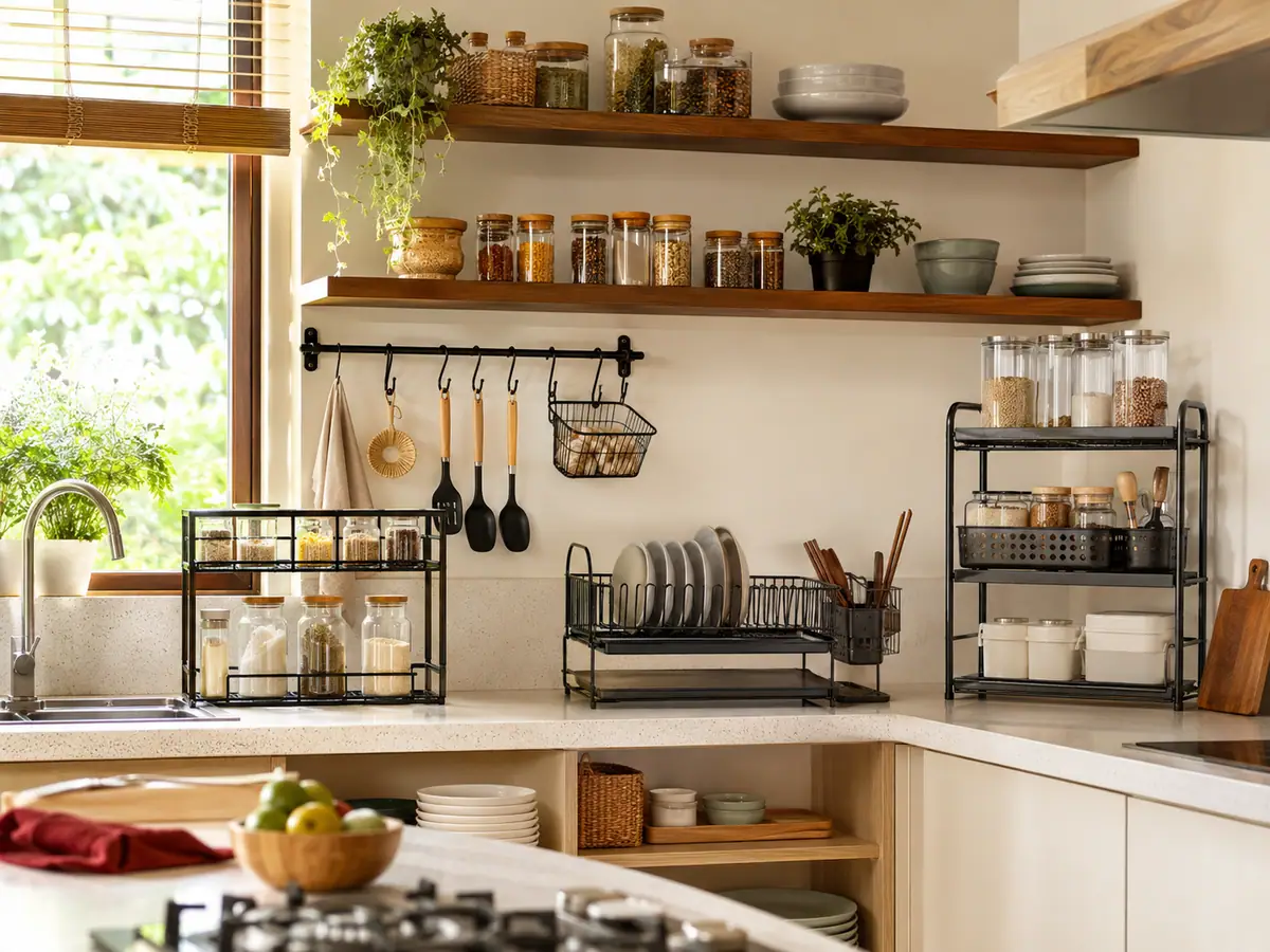 Berbagai Pilihan Model Rak Dapur Terbaru yang Fungsional dan Stylish