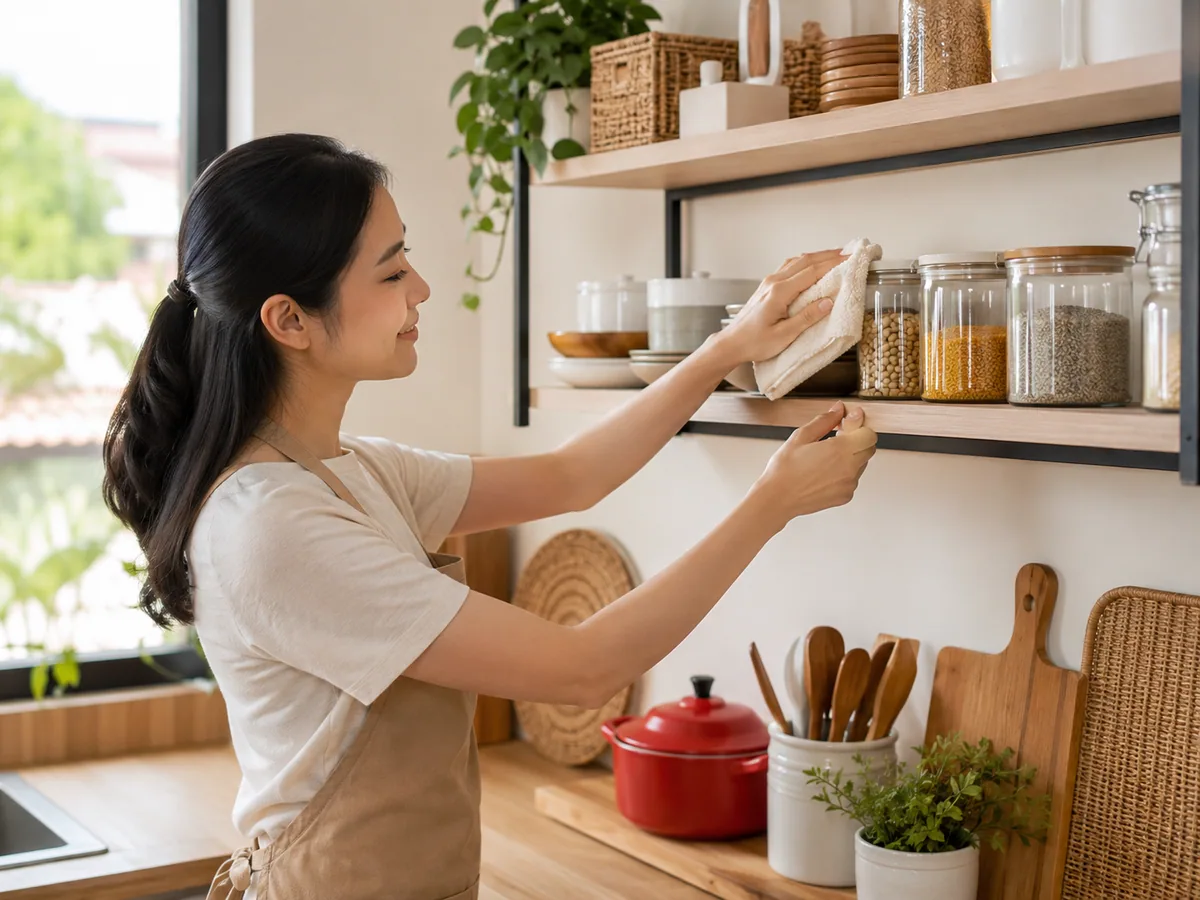 Tips Merawat Rak Dapur Agar Tetap Awet dan Bersih