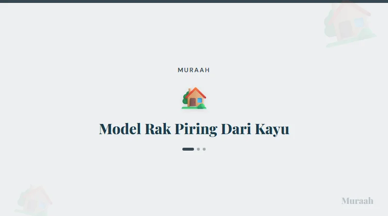Model Rak Piring Dari Kayu - referensi visual