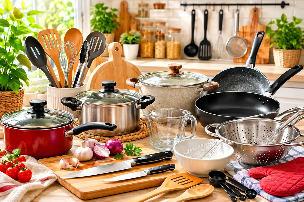 Jenis-Jenis Peralatan Dapur Esensial untuk Memasak Praktis