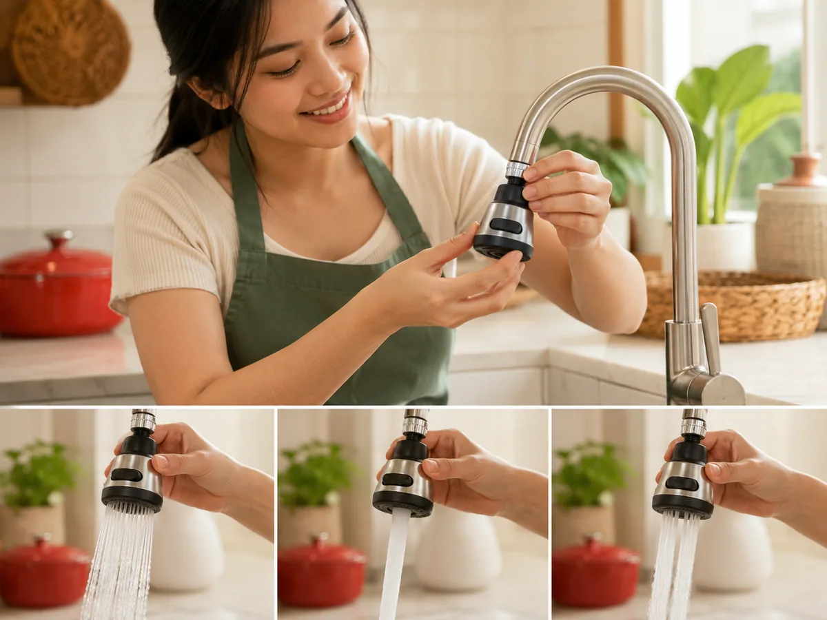 Cara Pasang Nozzle Keran Air 3 Mode: Panduan Langkah demi Langkah