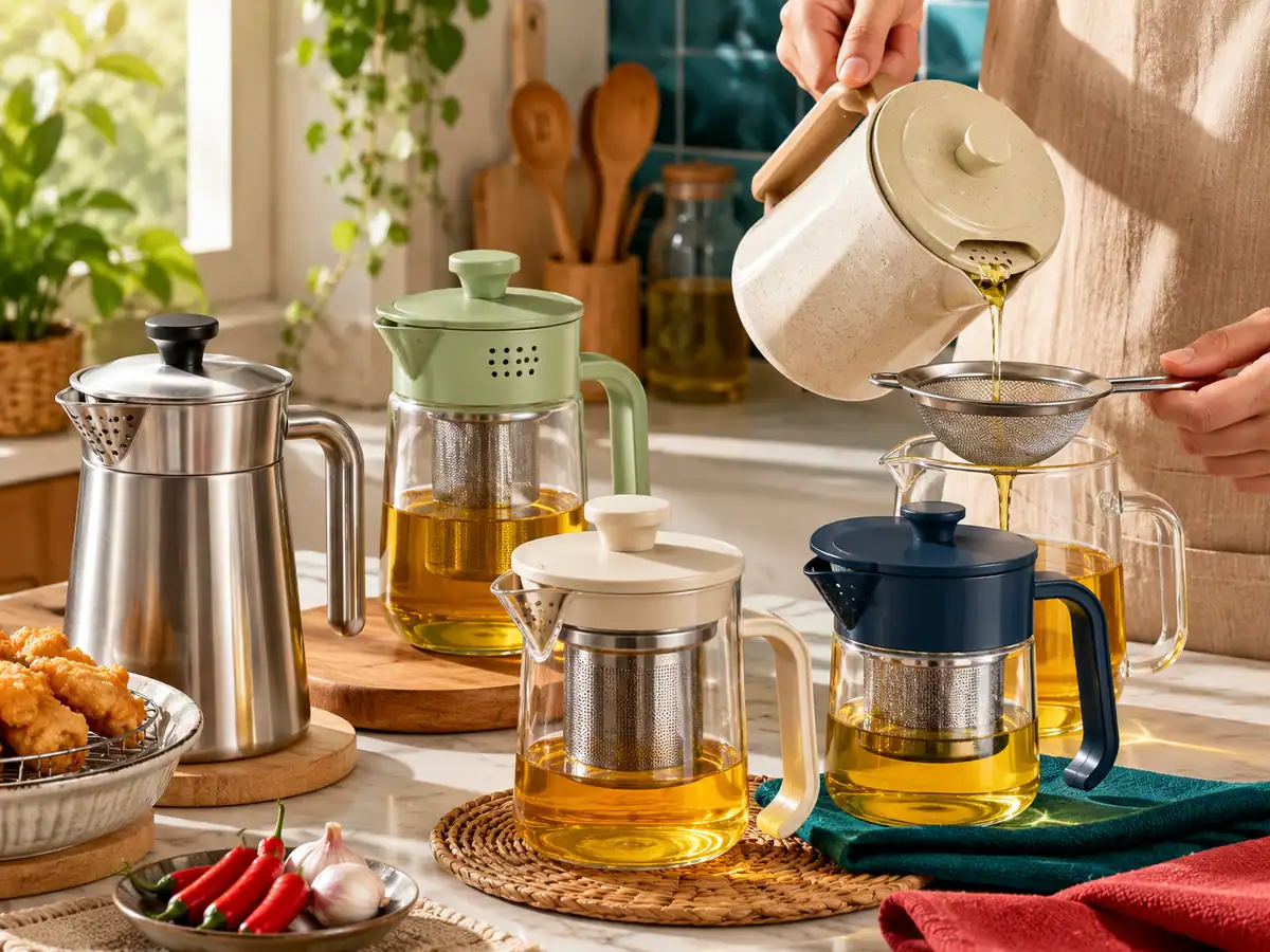 Jenis dan Bahan Oil Pot dengan Saringan: Pilih yang Mana