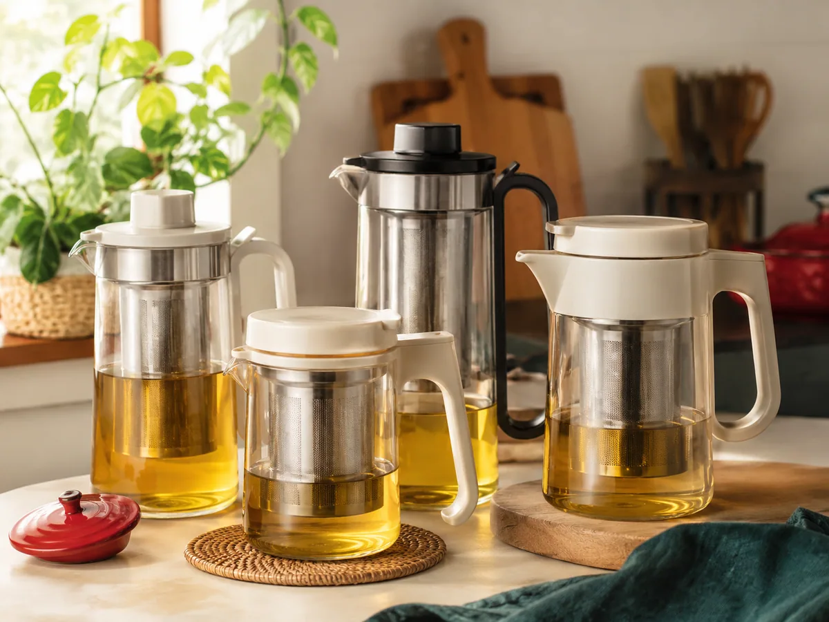 Jenis Oil Pot Saringan (Stainless, Kaca, Plastik)