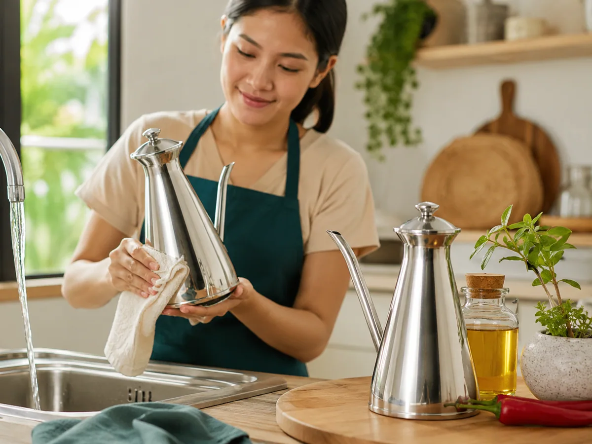 Tips Merawat Oil Pot Stainless Agar Tahan Lama