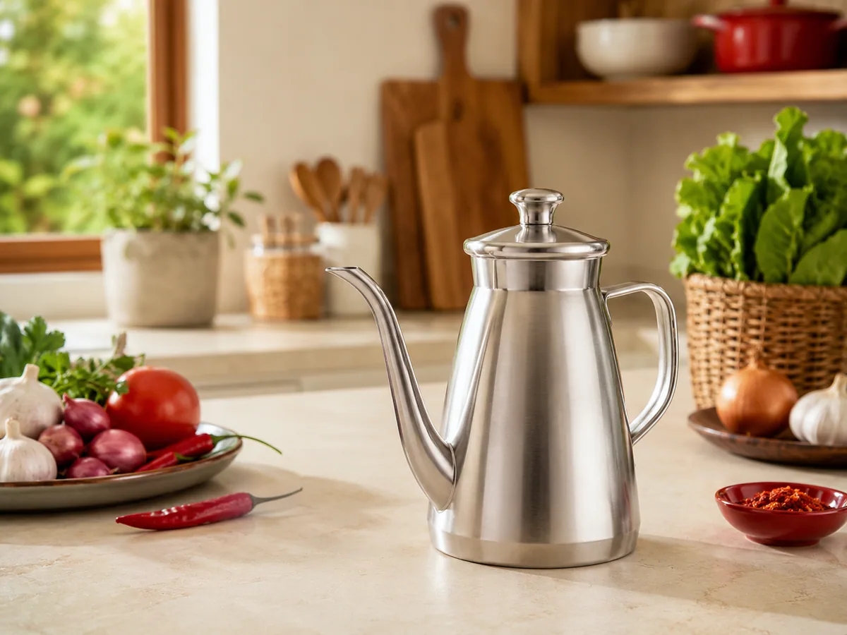 Kelebihan Oil Pot Stainless Steel