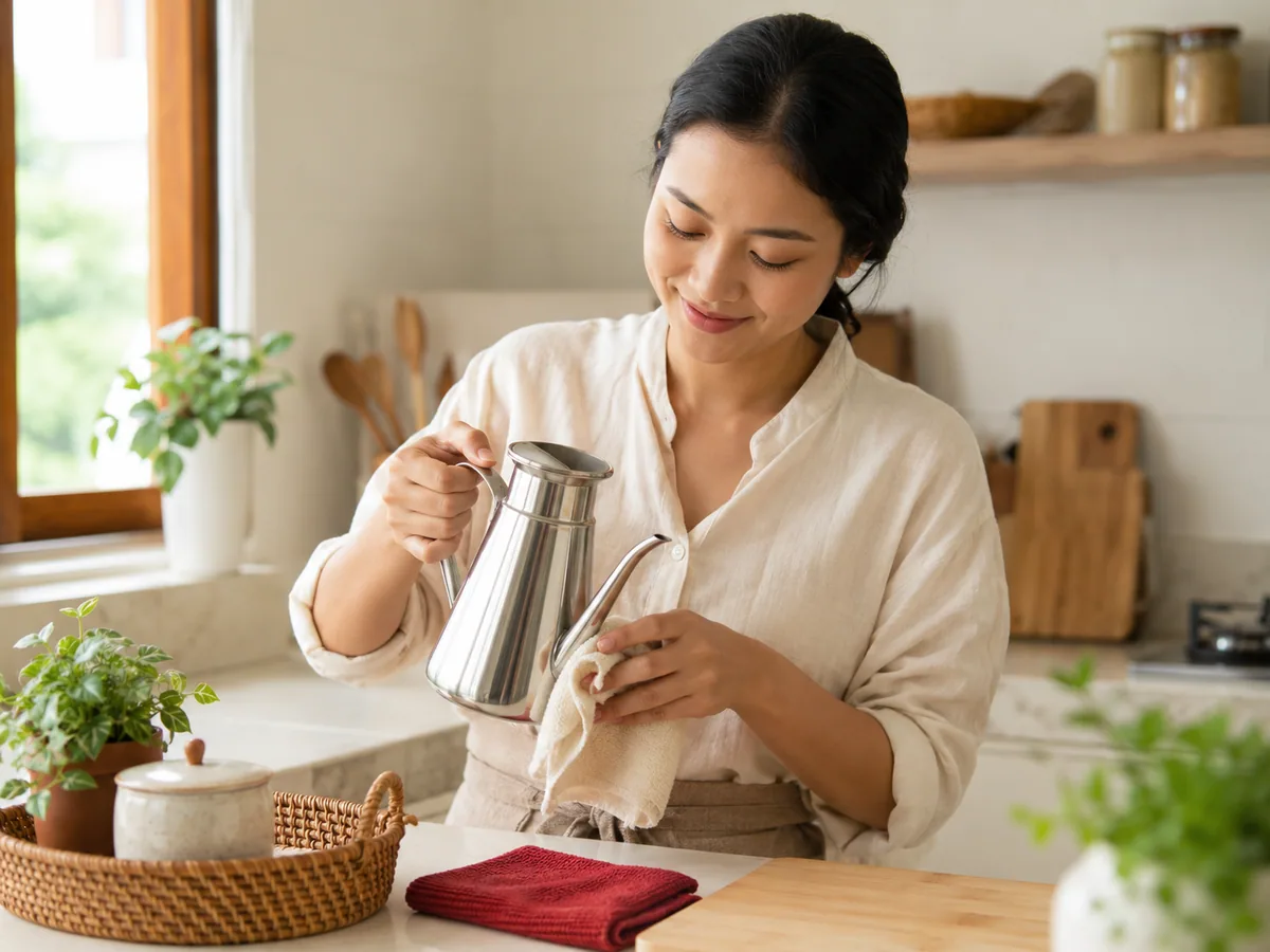 Cara Merawat Oil Pot Stainless Steel agar Tetap Awet