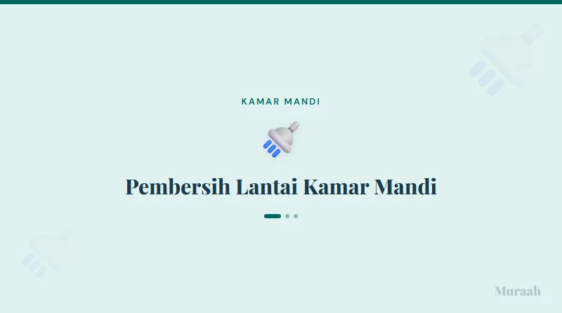 Pembersih Lantai Kamar Mandi - referensi visual