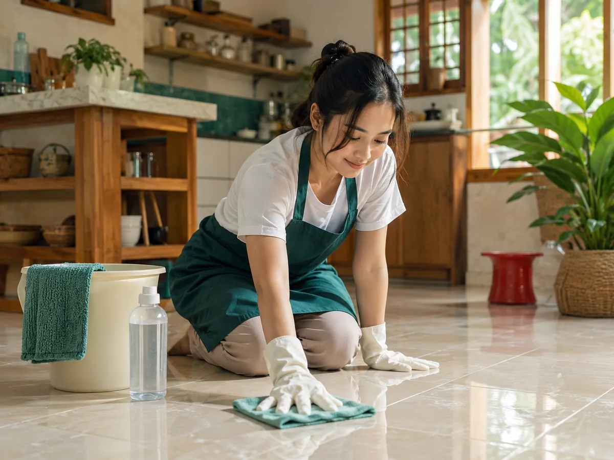 Tips Jitu Menggunakan Pembersih Lantai Keramik Agar Hasil Maksimal