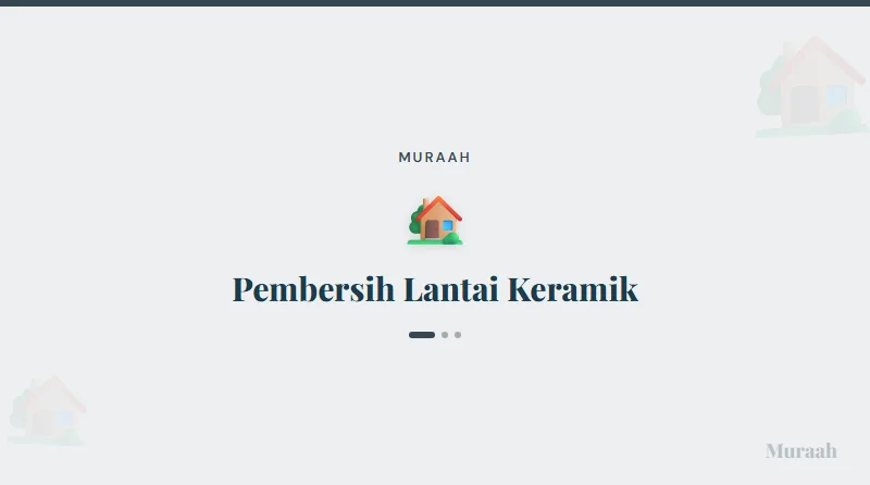 Pembersih Lantai Keramik - referensi visual