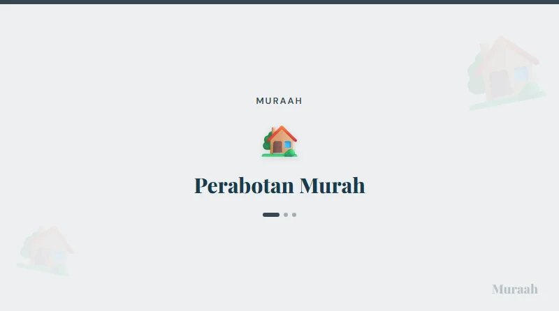 Perabotan Murah - referensi visual