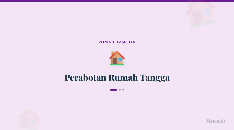 Perabotan Rumah Tangga - referensi visual