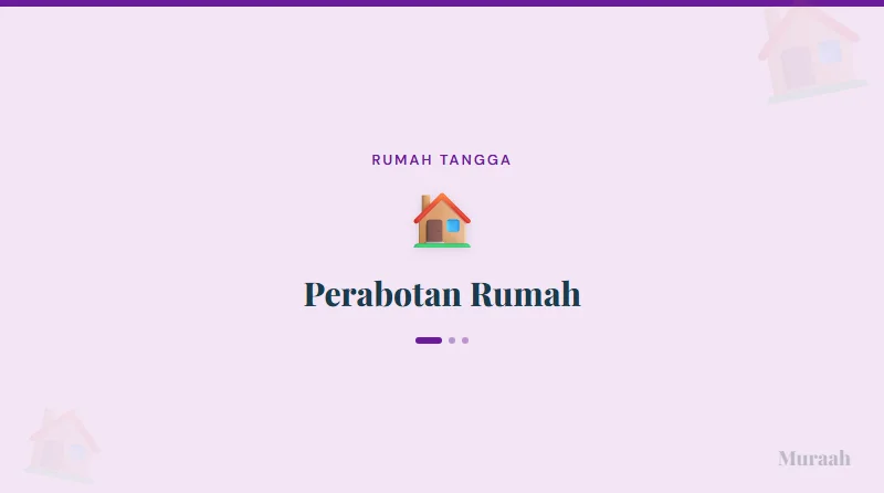 Perabotan Rumah - referensi visual