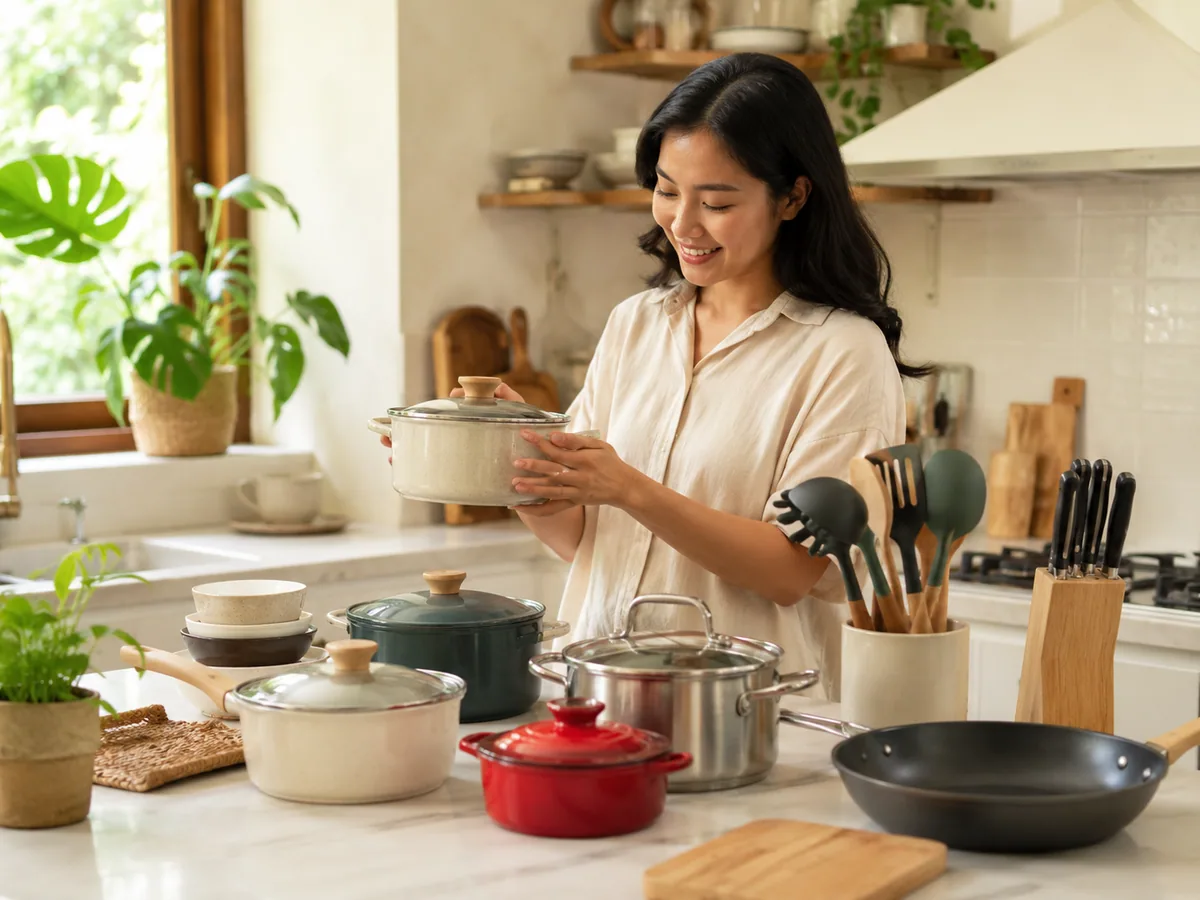 Cara Memilih Peralatan Dapur Lengkap yang Tepat
