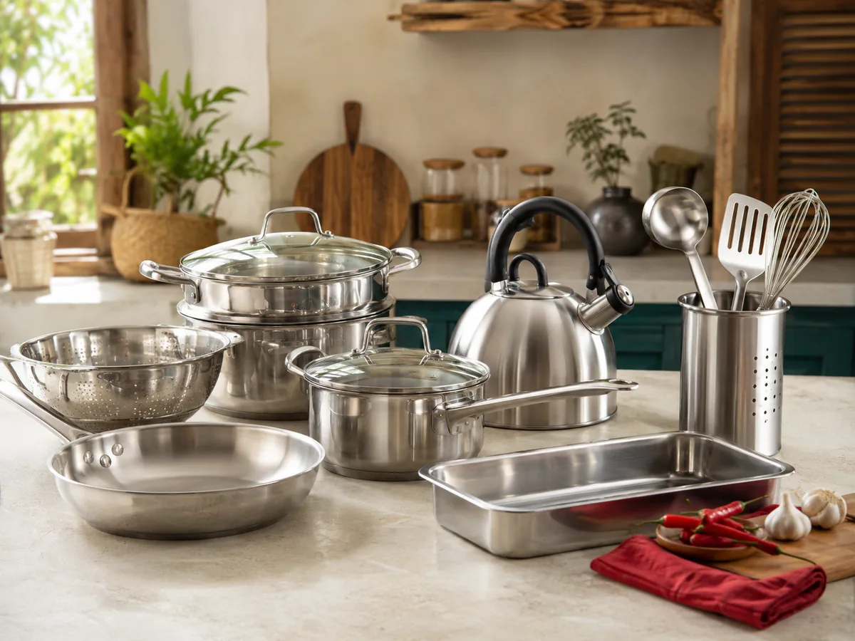 Jenis-Jenis Peralatan Dapur Stainless Steel yang Wajib Ada di Dapur Kamu