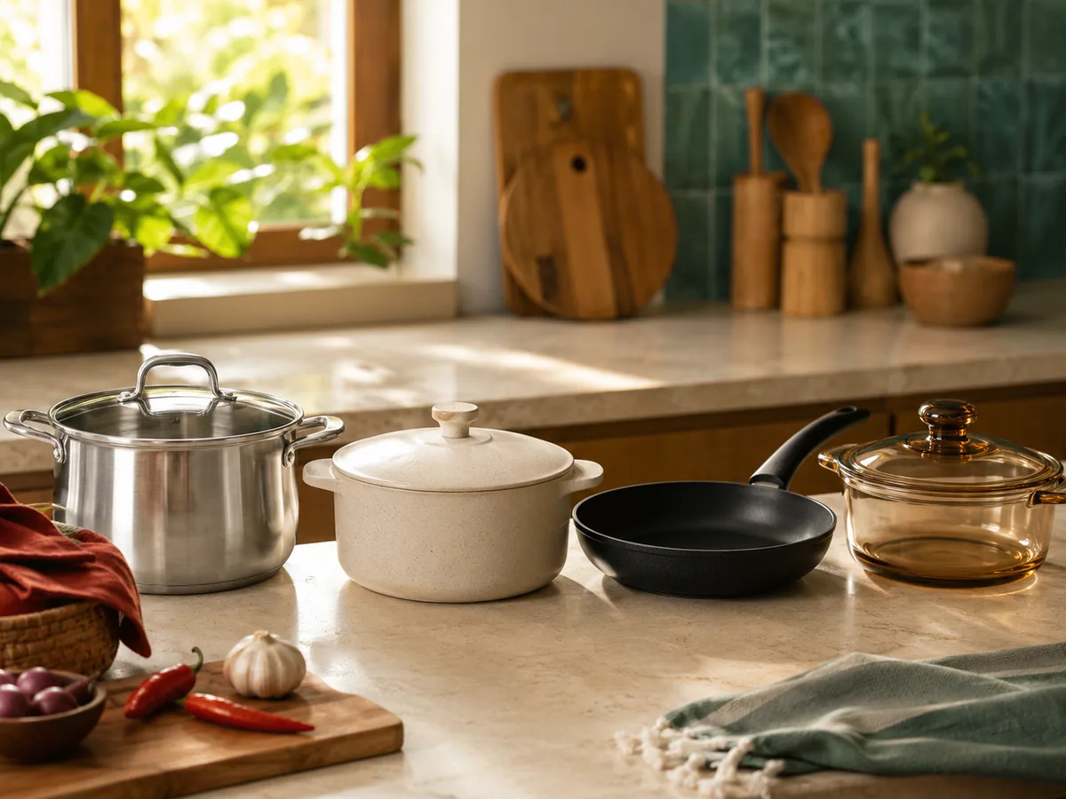 Perbandingan Peralatan Dapur Stainless Steel dengan Material Lain