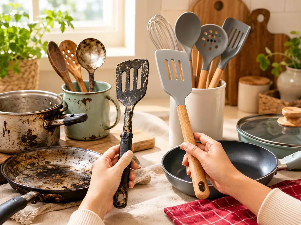 Kapan Saatnya Mengganti Peralatan Utensil Lama