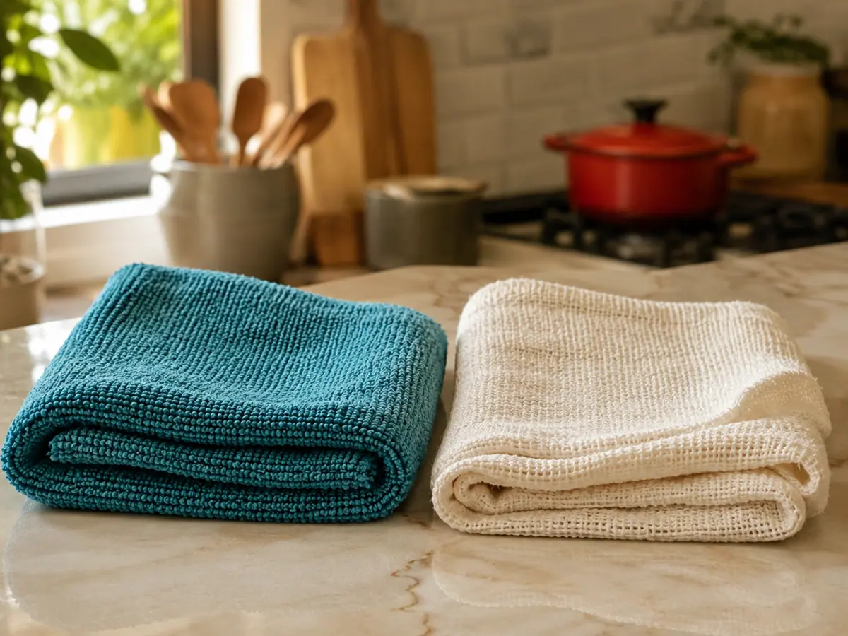 Perbedaan Struktur Serat Microfiber dan Katun