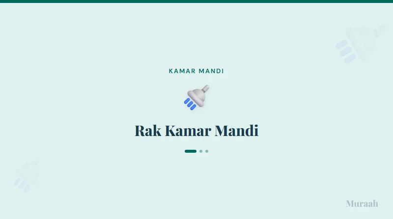 Rak Kamar Mandi - referensi visual