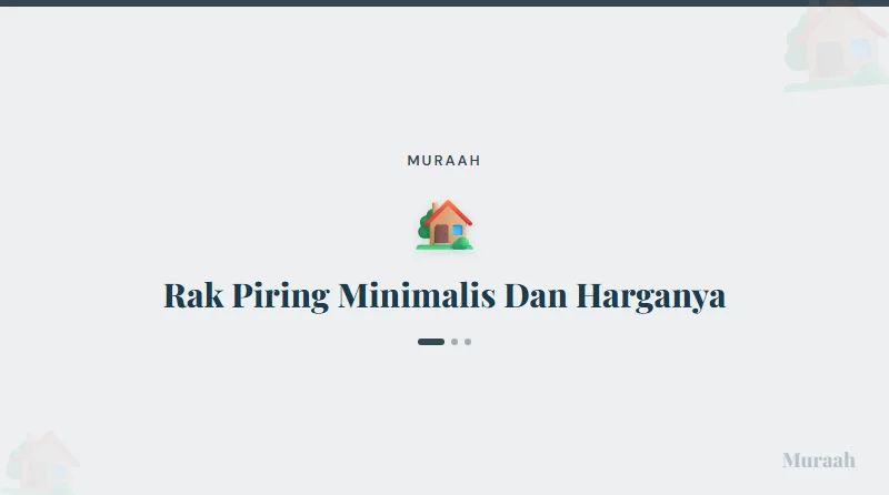 Rak Piring Minimalis Dan Harganya - referensi visual