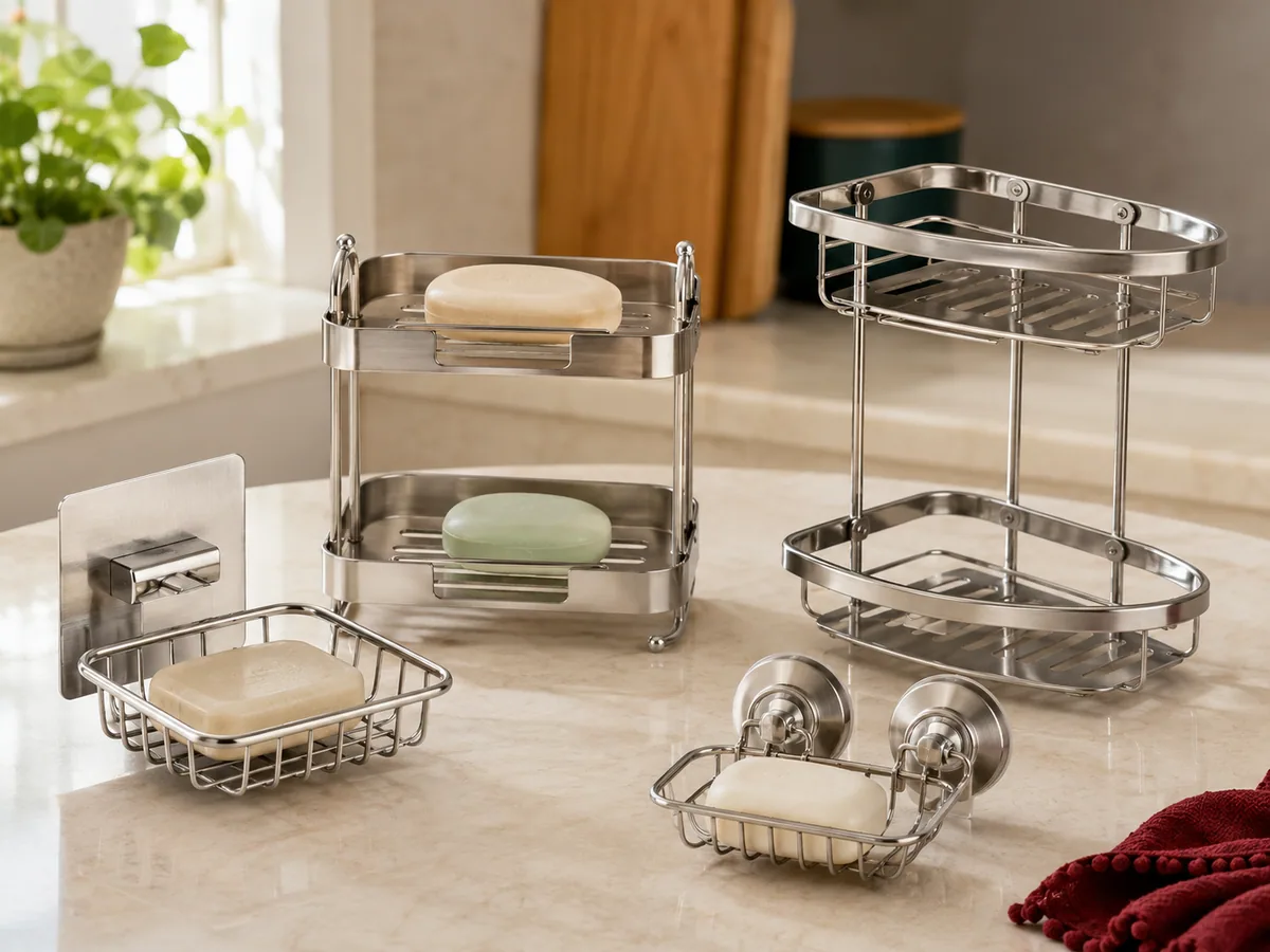 Jenis-Jenis Rak Sabun Kamar Mandi Stainless