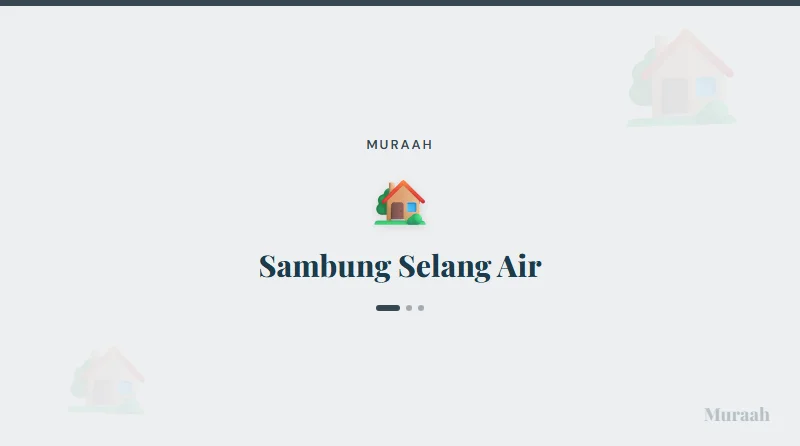 Sambung Selang Air - referensi visual