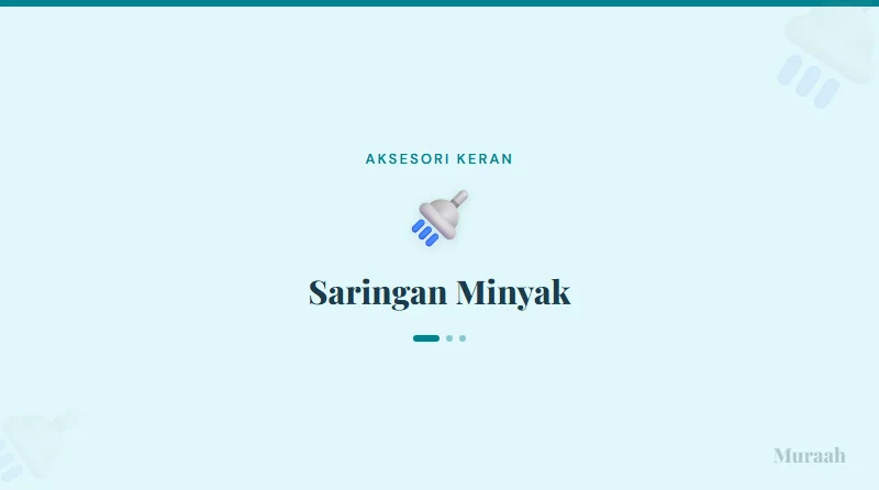 Saringan Minyak - referensi visual