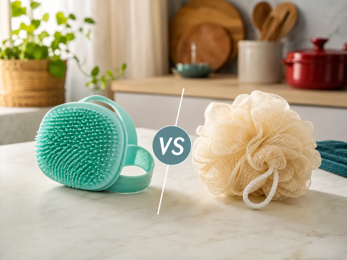 Sikat Mandi Silikon vs. Sikat Bulu/Loofah: Mana yang Lebih Unggul