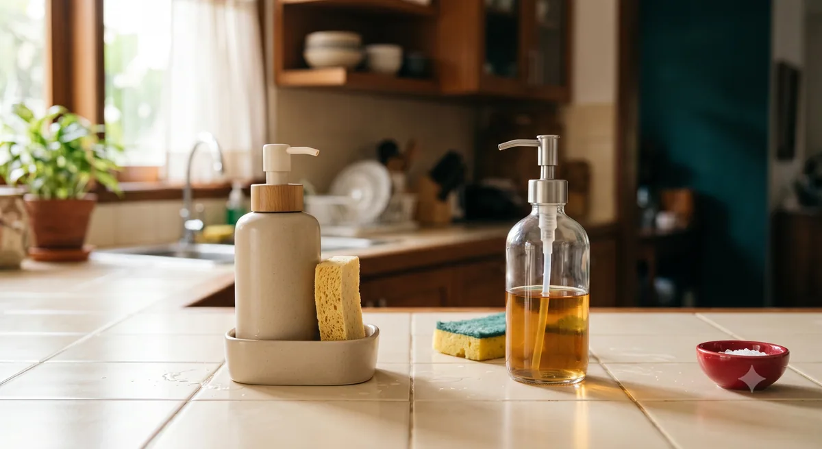 Soap Dispenser 2 in 1 vs Dispenser Biasa