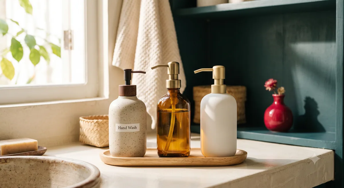 Perbandingan Jenis Soap Dispenser Aesthetic