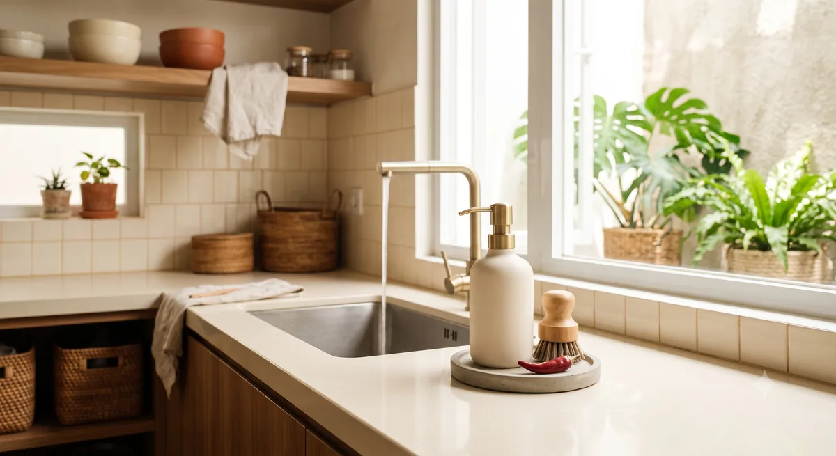 Mix and Match Soap Dispenser dengan Interior Rumah