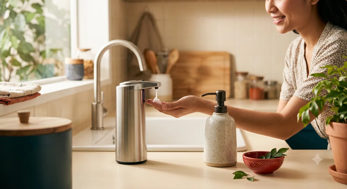 Kelebihan dan Kekurangan Soap Dispenser Otomatis