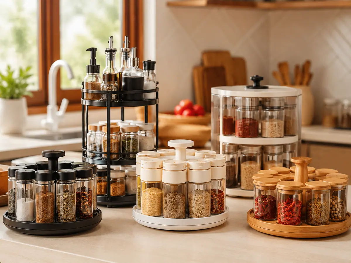 Jenis-Jenis Tempat Bumbu Dapur Putar