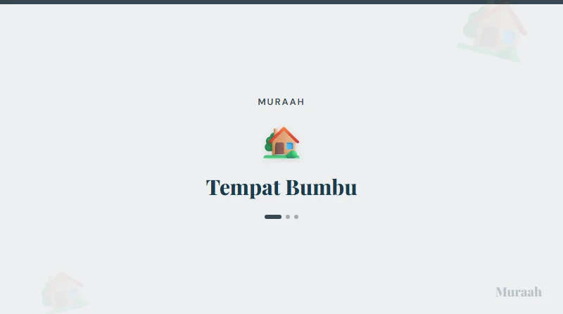 Tempat Bumbu - referensi visual