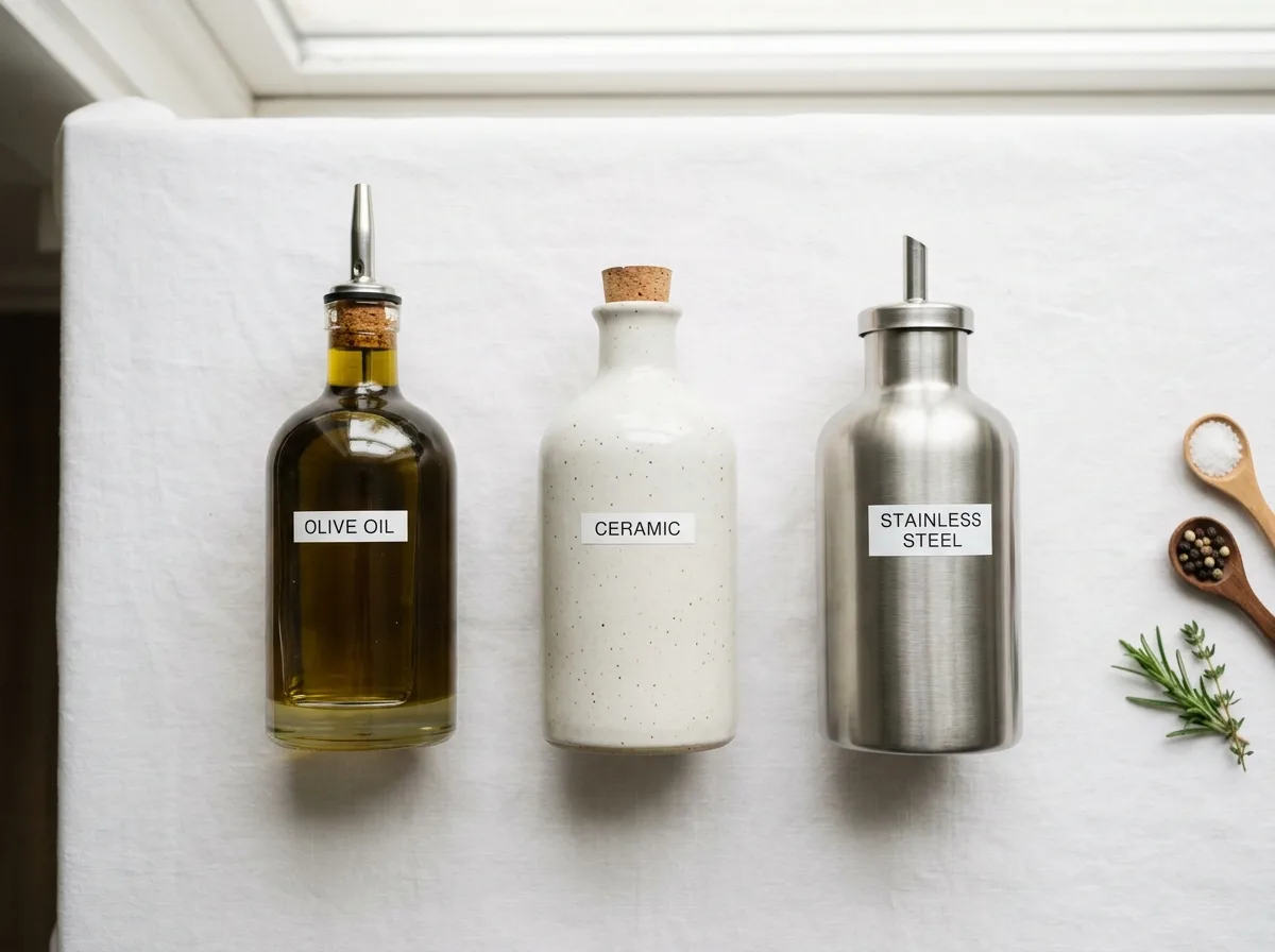 Perbandingan Material Tempat Minyak Dapur