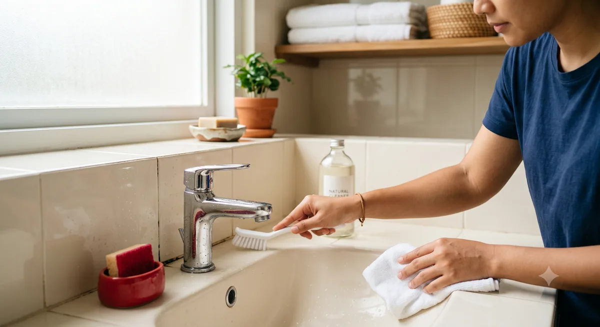 Area yang Sering Terlewat saat Membersihkan Kamar Mandi