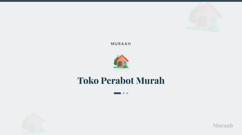Toko Perabot Murah - referensi visual