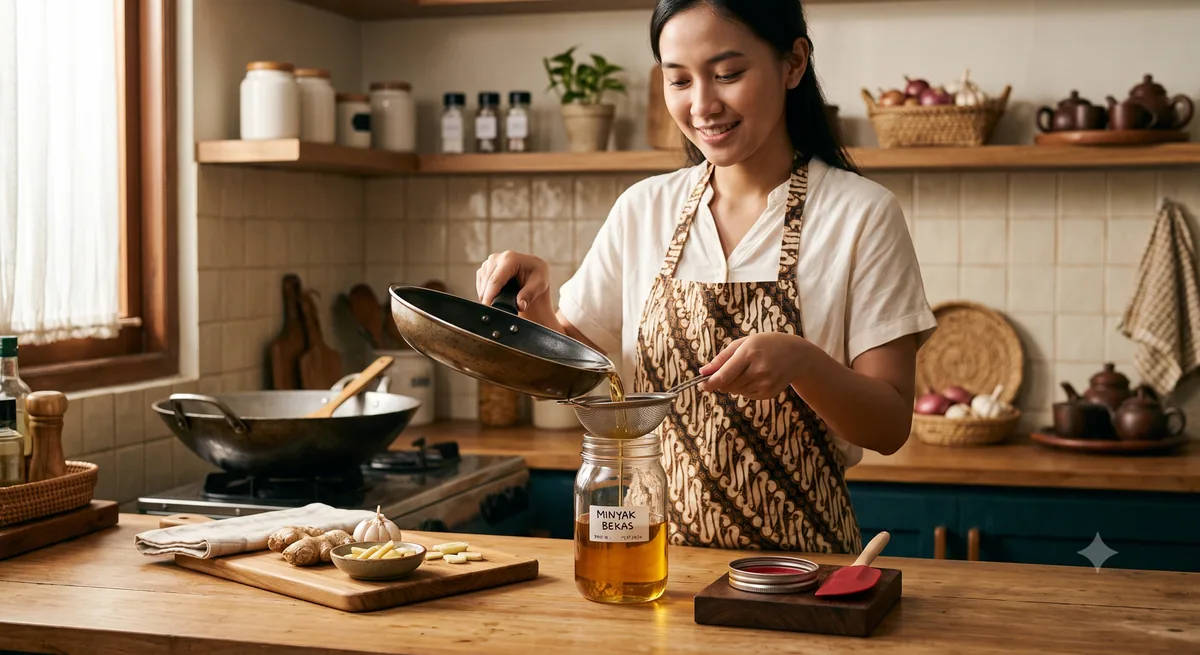 Cara Aman Menyimpan Minyak Goreng Bekas