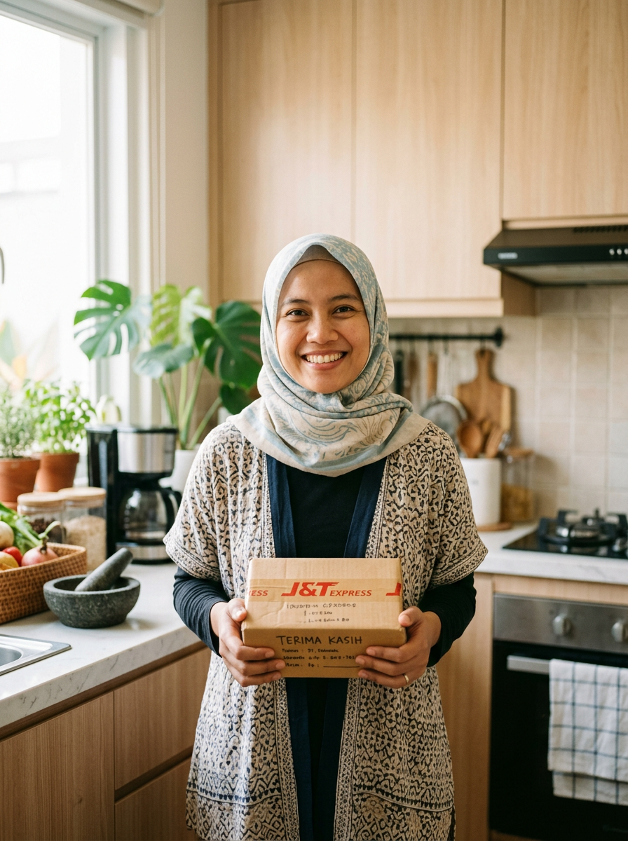 Pelanggan Muraah yang bahagia