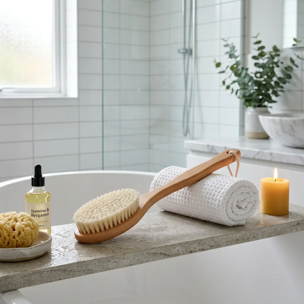 Sikat Mandi - sikat badan dengan gagang panjang ergonomis